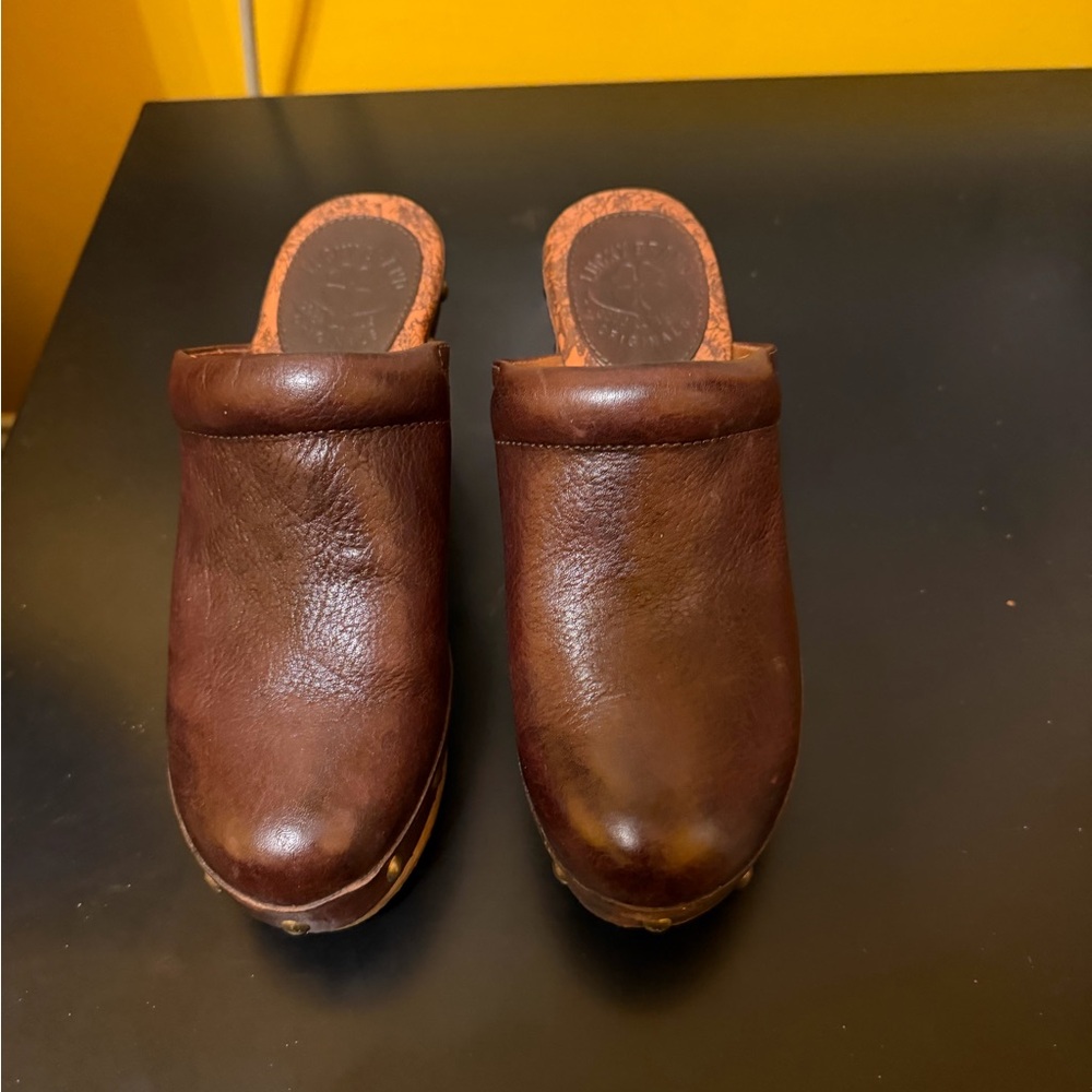 Lucky Brand Men's Brown Leather Slip-Ons